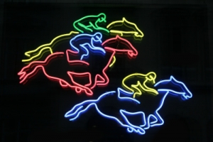horse racing sign